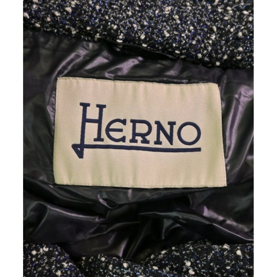 HERNO(ヘルノ)のHERNO ヘルノ コート（その他） 40(M位) 紺 【古着】【中古】 レディースのジャケット/アウター(その他)の商品写真