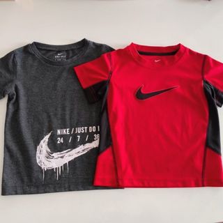 ナイキ(NIKE)のNIKE ナイキ　Ｔシャツ　赤　グレー　２枚セット(Tシャツ/カットソー)