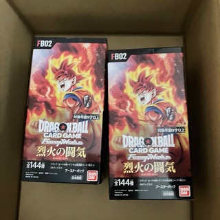 バンダイ(BANDAI)の烈火の闘気 2box ドラゴンボール カード(Box/デッキ/パック)