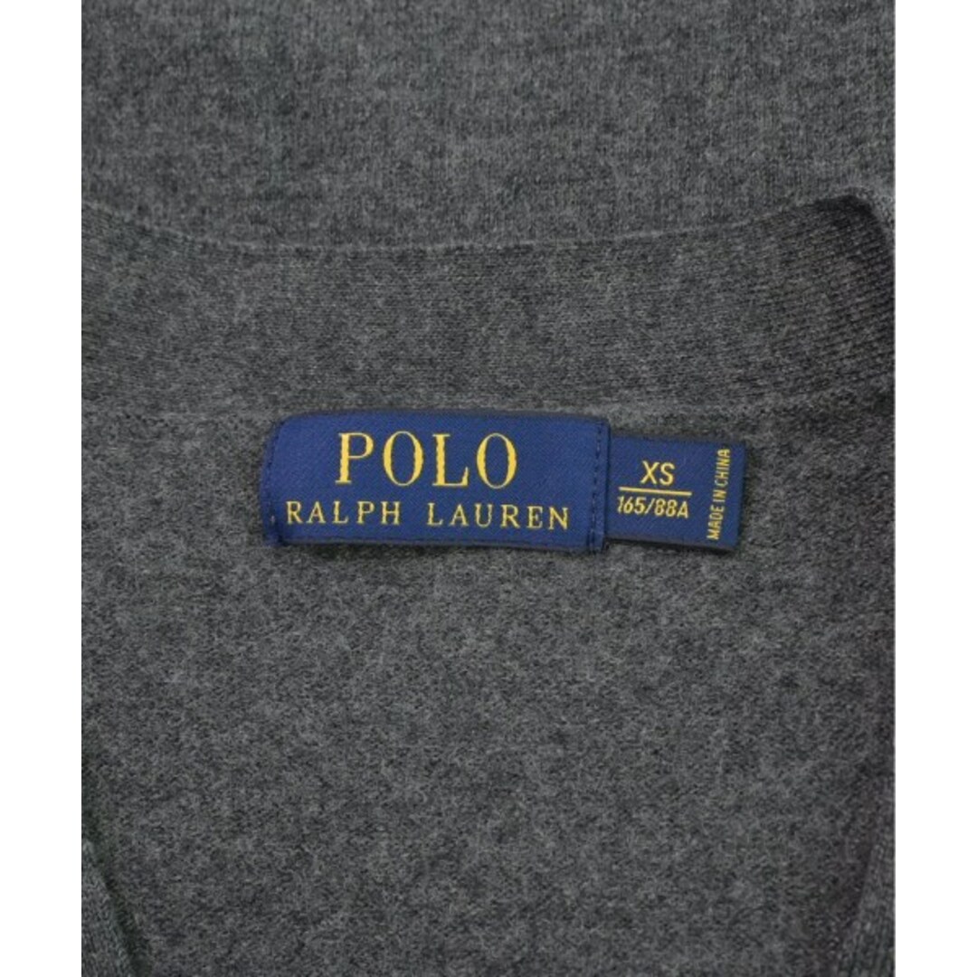 POLO RALPH LAUREN(ポロラルフローレン)のPolo Ralph Lauren カーディガン XS グレー 【古着】【中古】 メンズのトップス(カーディガン)の商品写真