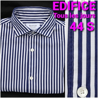 EDIFICE - 【美品】EDIFICE tous les jours シャツ 44 メンズS