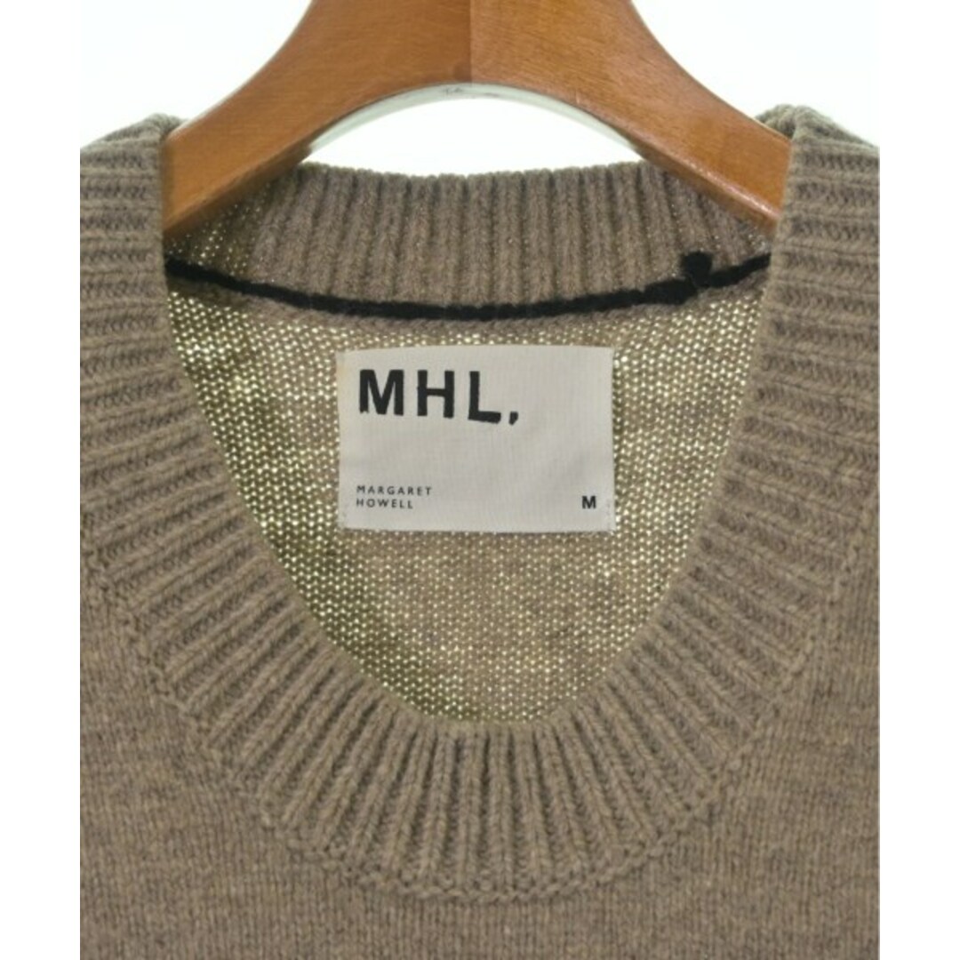 MHL.(エムエイチエル)のMHL. エムエイチエル カーディガン M ベージュ 【古着】【中古】 メンズのトップス(カーディガン)の商品写真