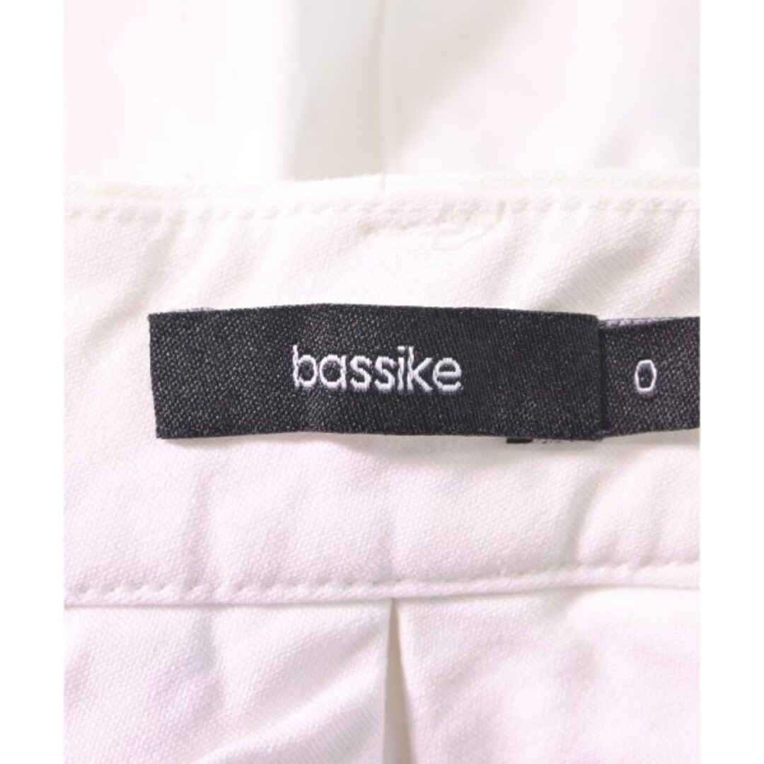 bassike(ベイシーク)のbassike ベイシーク パンツ（その他） 0(XS位) 白 【古着】【中古】 レディースのパンツ(その他)の商品写真