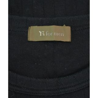 Y's for men ワイズフォーメン Tシャツ・カットソー -(M位) 黒 【古着】【中古】(Tシャツ/カットソー(半袖/袖なし))