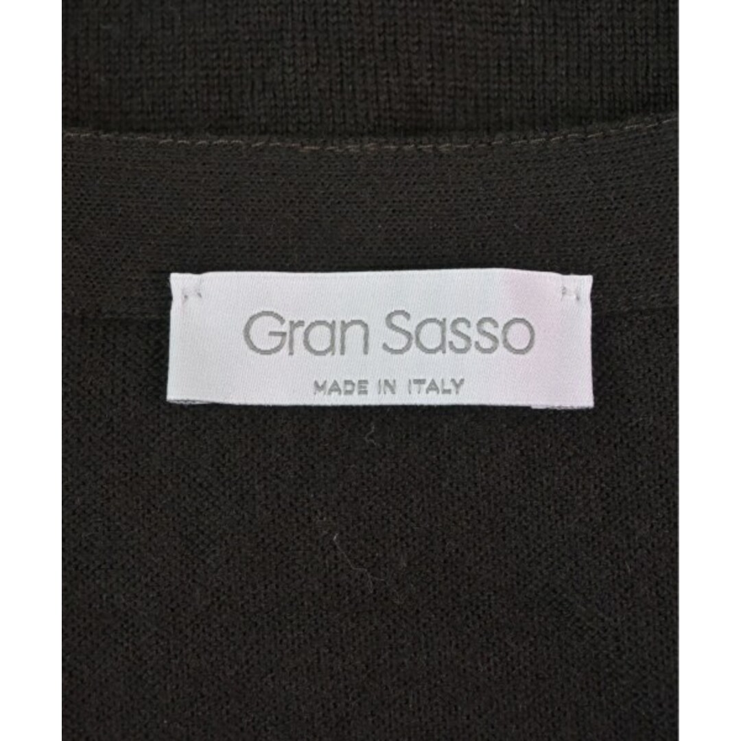 GRAN SASSO(グランサッソ)のGRAN SASSO グランサッソ ベスト 46(M位) 茶 【古着】【中古】 メンズのトップス(ベスト)の商品写真