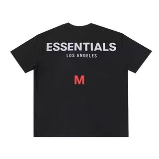 エッセンシャル　半袖Tシャツ　トップス100%棉　ESSENTIALS　男女兼用(Tシャツ/カットソー(半袖/袖なし))