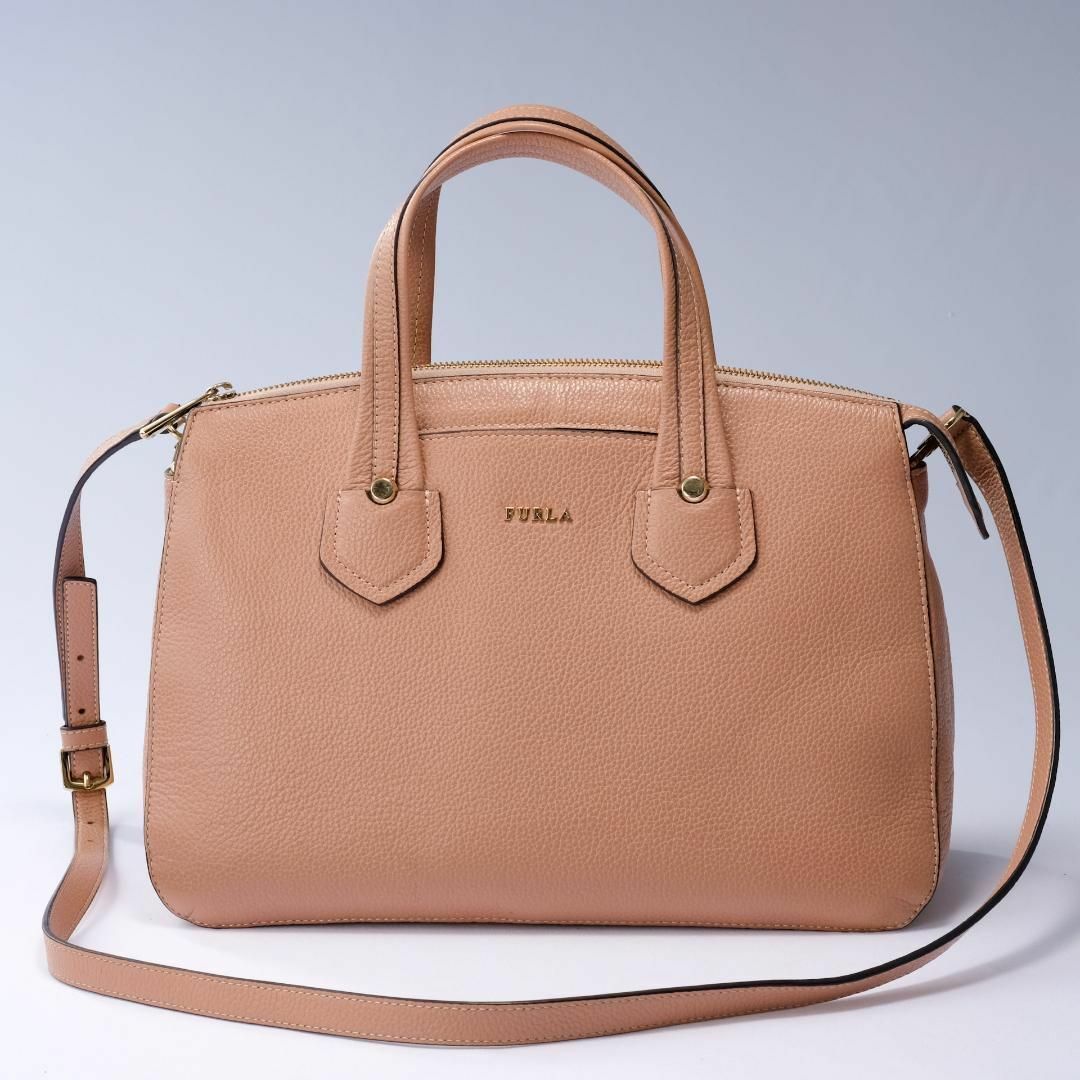 Furla(フルラ)のFURLA フルラ　２wayショルダーバッグ　レザー　ピンク レディースのバッグ(ショルダーバッグ)の商品写真