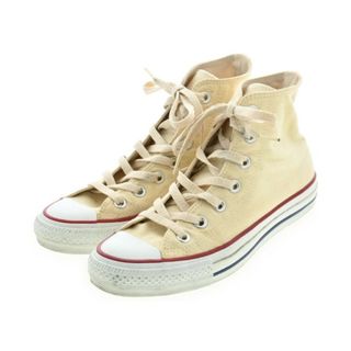 コンバース(CONVERSE)のCONVERSE コンバース スニーカー 24.5cm アイボリー 【古着】【中古】(スニーカー)