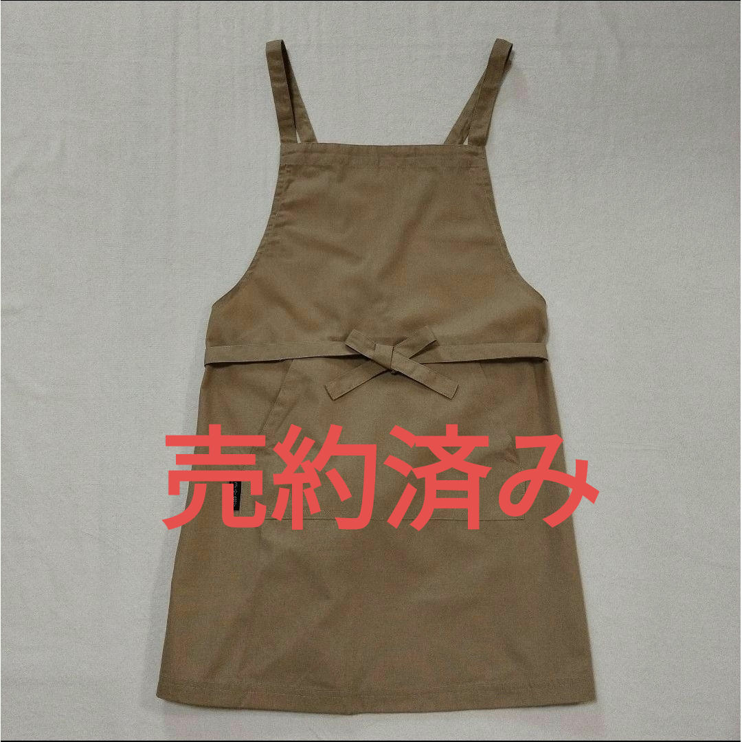 ◉売約済み❗　♡新品✨ エプロン　キッチン　カフェ　ガーデニング　丈調整可能 レディースのレディース その他(その他)の商品写真