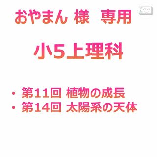 おやまん様専用 暗記カード【5年上 理科11,14回】(語学/参考書)