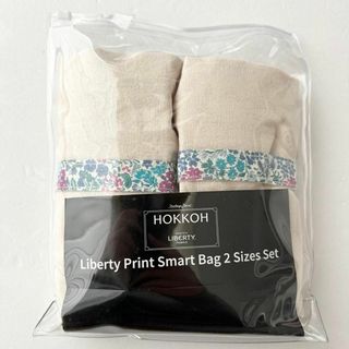 リバティ エコバッグ 2枚セット HOKKOH L リバティプリント　エコバッグ(エコバッグ)