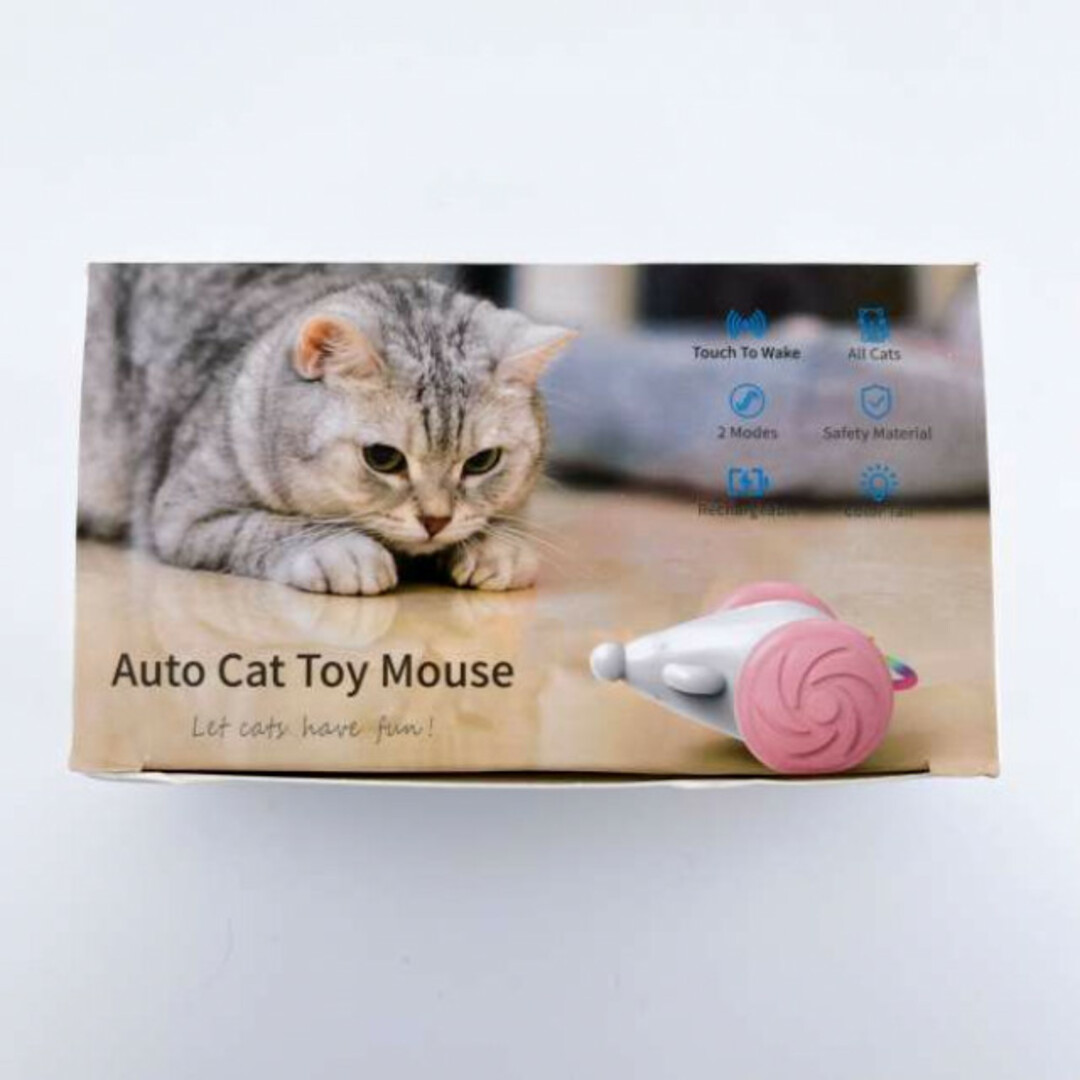 【猫ちゃんのイタズラ友だち】猫 おもちゃ ねずみ 自動 ウィキッドマウス 匿名、 その他のペット用品(猫)の商品写真