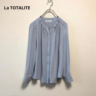 ラトータリテ(La TOTALITE)の定価1.3万★20AW★La TOTALITE★ラトータリテ★プチタックシャツ(シャツ/ブラウス(長袖/七分))