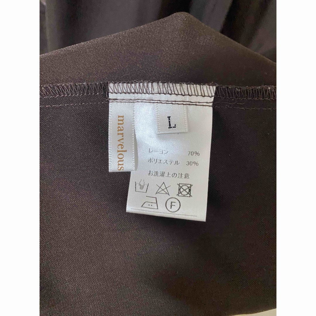 SLY(スライ)のSLY  ショート丈　シャツジャケット　ブラウン レディースのトップス(シャツ/ブラウス(長袖/七分))の商品写真