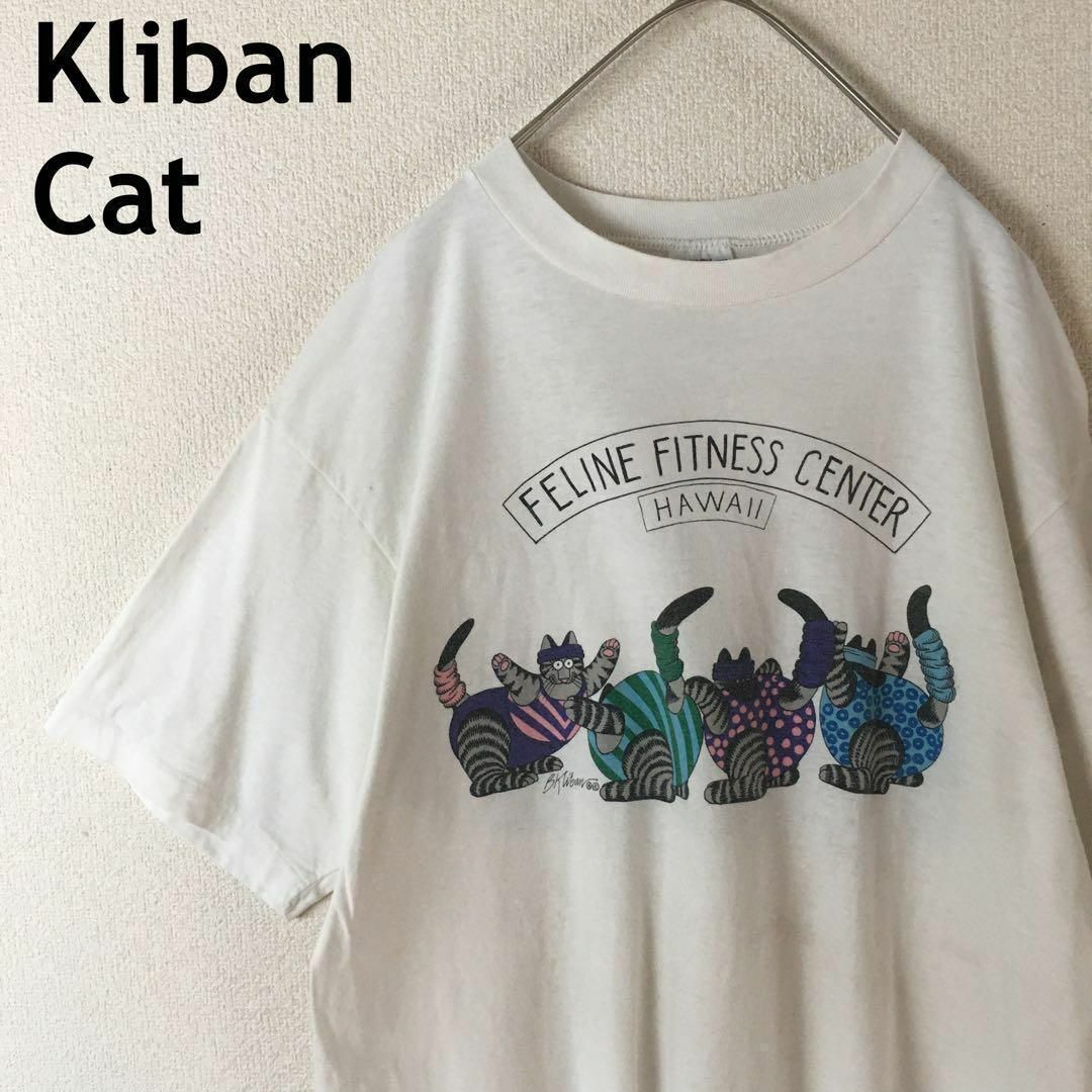 U1 クリバンキャット　クレイジーTシャツ 半袖　Mメンズ ヴィンテージ メンズのトップス(Tシャツ/カットソー(半袖/袖なし))の商品写真