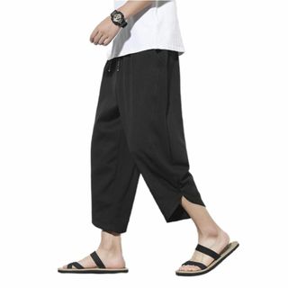 [Aaronlive] 夏服サルエルパンツ メンズ アラジンパンツ 夏用 ズボン(その他)