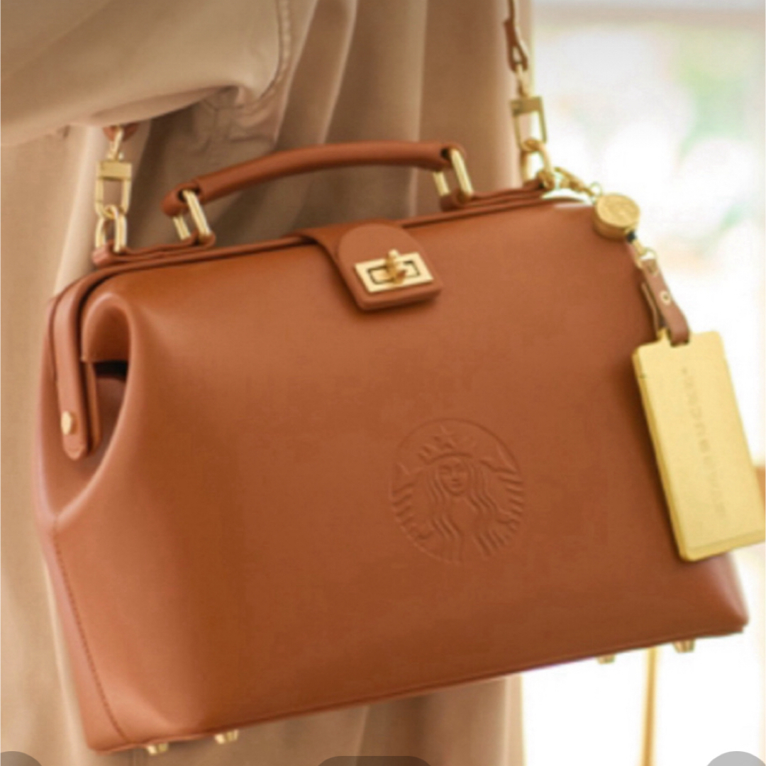 Starbucks - スターバックス ゴールド会員限定 レザーバッグの Starbucks - スターバックス ゴールド会員限定 レザーバッグの