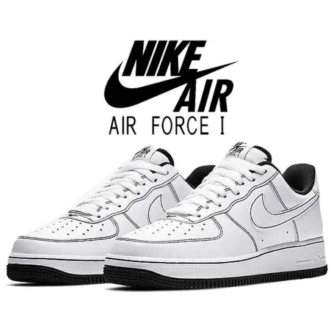 NIKE(ナイキ)の【新品未使用】NIKE AIR FORCE 1 LOW 07 ホワイト×ブラック メンズの靴/シューズ(スニーカー)の商品写真