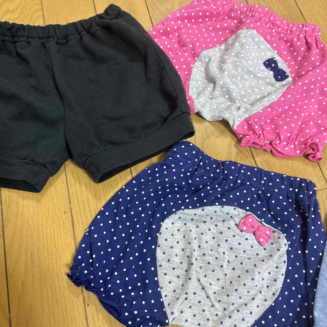 UNIQLO(ユニクロ)の女の子 ショートパンツ レギンス キッズ/ベビー/マタニティのベビー服(~85cm)(パンツ)の商品写真