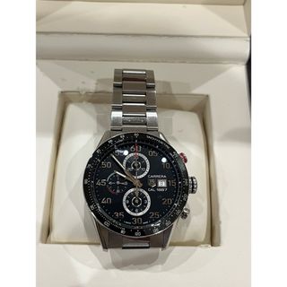 TAG Heuer - タグホイヤー カレラ クロノグラフ 自動巻 SS 革 CV201AK TAG Heuer - タグホイヤー カレラ クロノグラフ 自動巻 SS 革 CV201AK