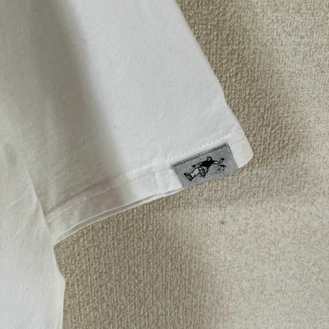 T1 HAROW tシャツ半袖　プリント　白　スケーター　Ｌメンズ メンズのトップス(Tシャツ/カットソー(半袖/袖なし))の商品写真
