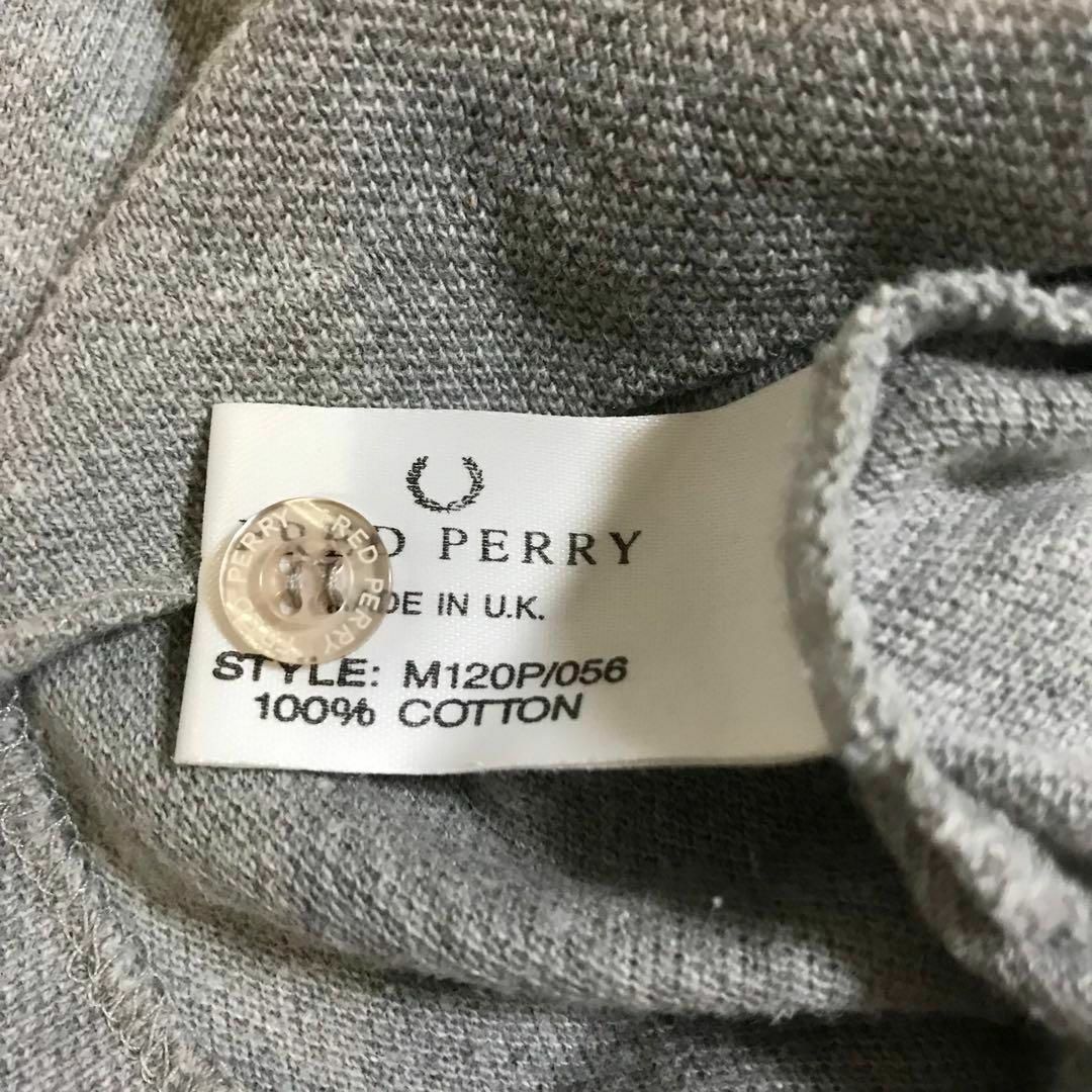 FRED PERRY(フレッドペリー)のフレッドペリー fred perry ポロシャツ イングランド製 ロゴ グレー メンズのトップス(ポロシャツ)の商品写真