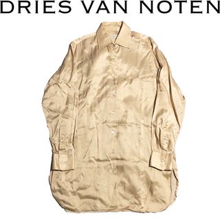 ドリスヴァンノッテン(DRIES VAN NOTEN)の★DRIES VAN NOTEN 長袖 シャツ ブラウス レーヨン ゴールド(シャツ/ブラウス(長袖/七分))