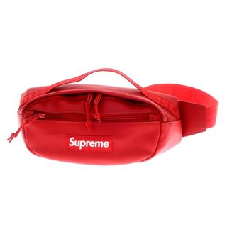 Supreme - 【中古】シュプリーム Supreme 2023年秋冬　Leather Waist Bag ウエストバッグ レッド【W30xH14xD7】【メンズ】