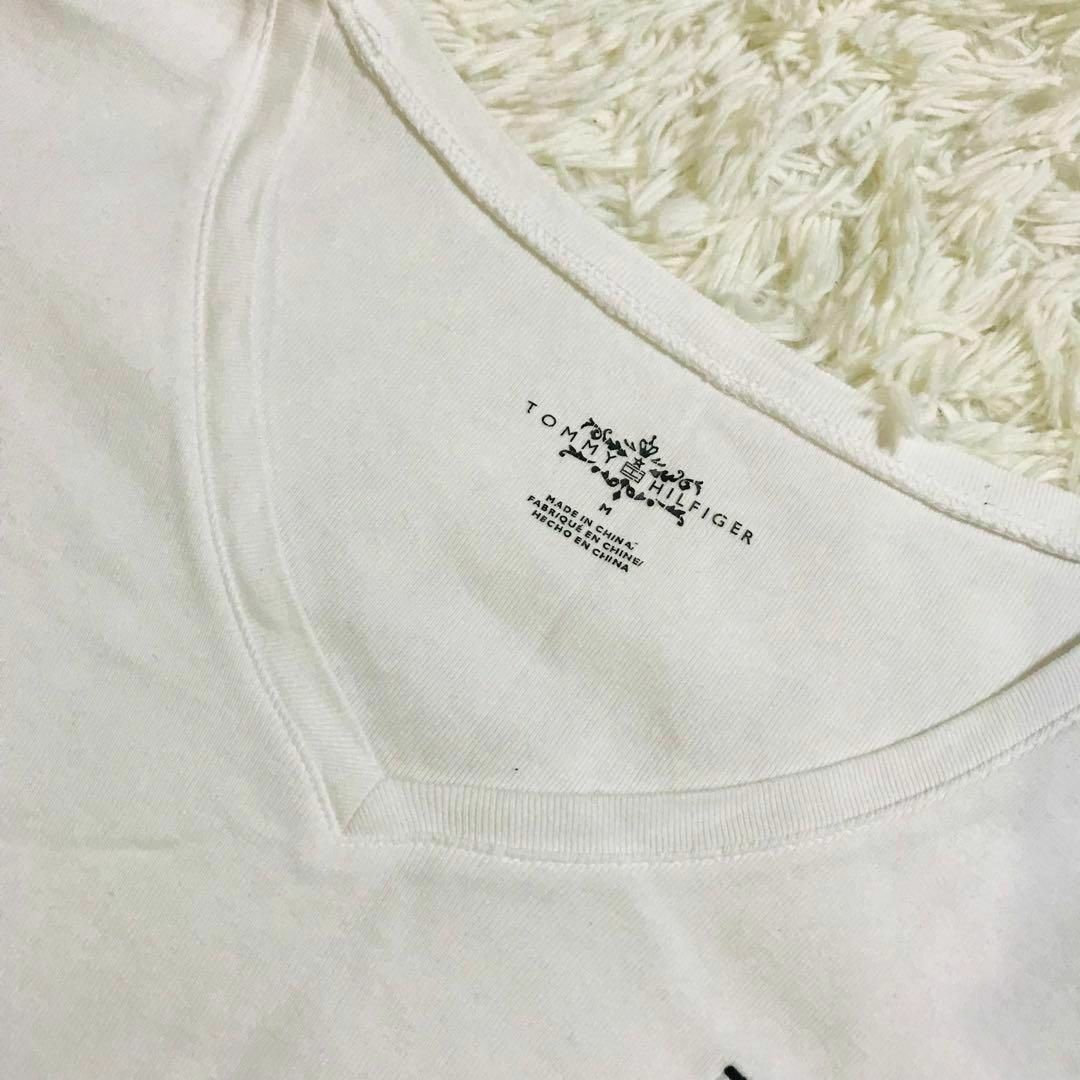 TOMMY HILFIGER(トミーヒルフィガー)のTOMMY トミーヒルフィガー Tシャツ 半袖 ロゴ ホワイト M メンズのトップス(Tシャツ/カットソー(半袖/袖なし))の商品写真