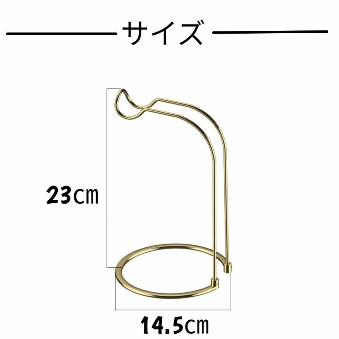 釣り　フィッシング　スピニングリールスタンド リール掛け ディスプレイ　ゴールド スポーツ/アウトドアのフィッシング(リール)の商品写真