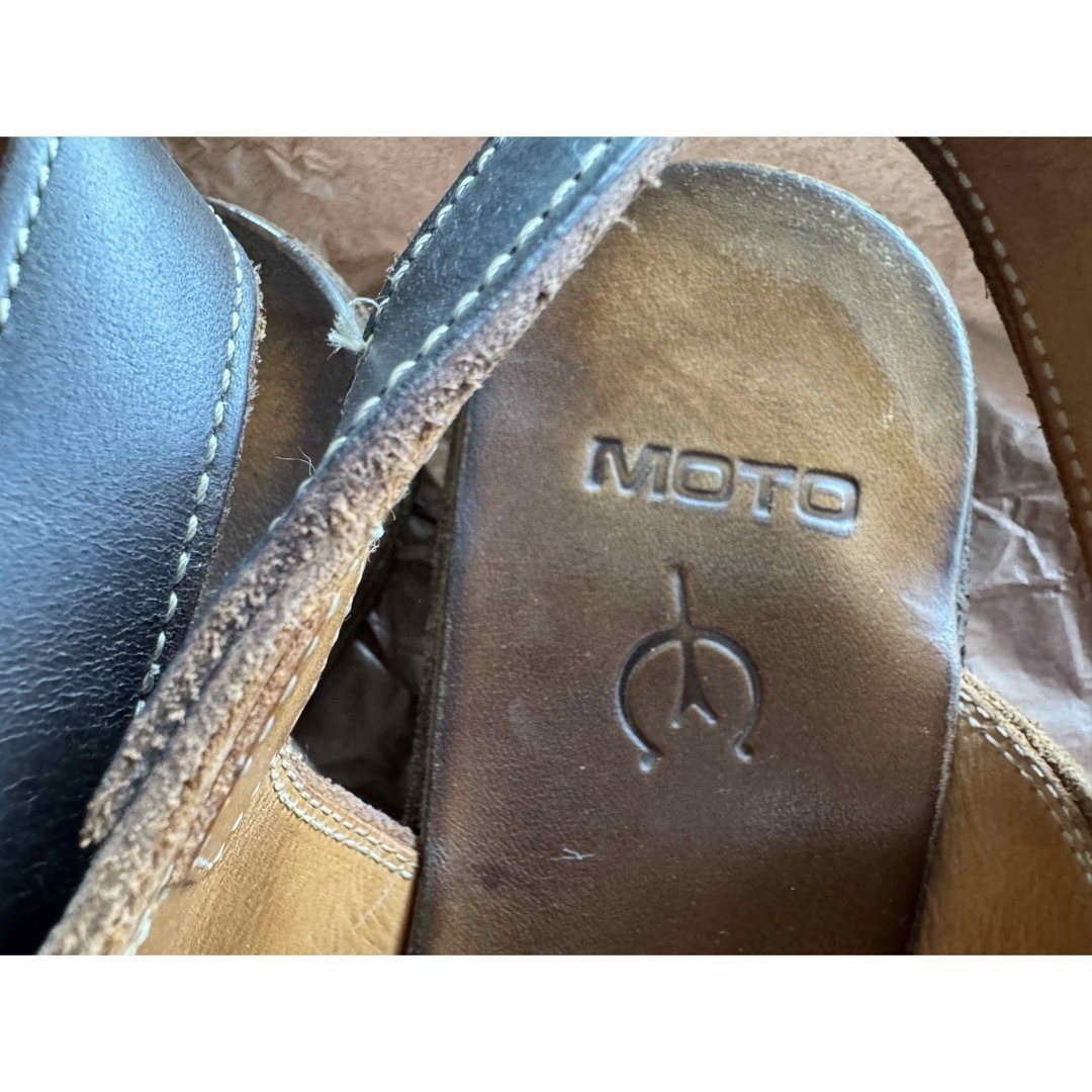 MOTO レザー バックストラップ サンダル サイズ2 メンズ 27.0 本革 MOTO レザー バックストラップ サンダル サイズ2 メンズ 27.0 本革