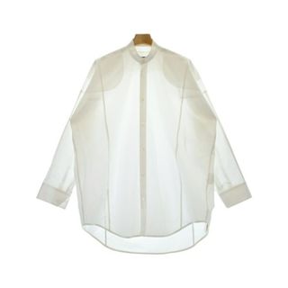 ジルサンダー(Jil Sander)のJIL SANDER ジルサンダー カジュアルシャツ 37(XS位) 白 【古着】【中古】(シャツ)