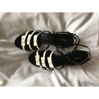 celine - celine ribbon sandal.