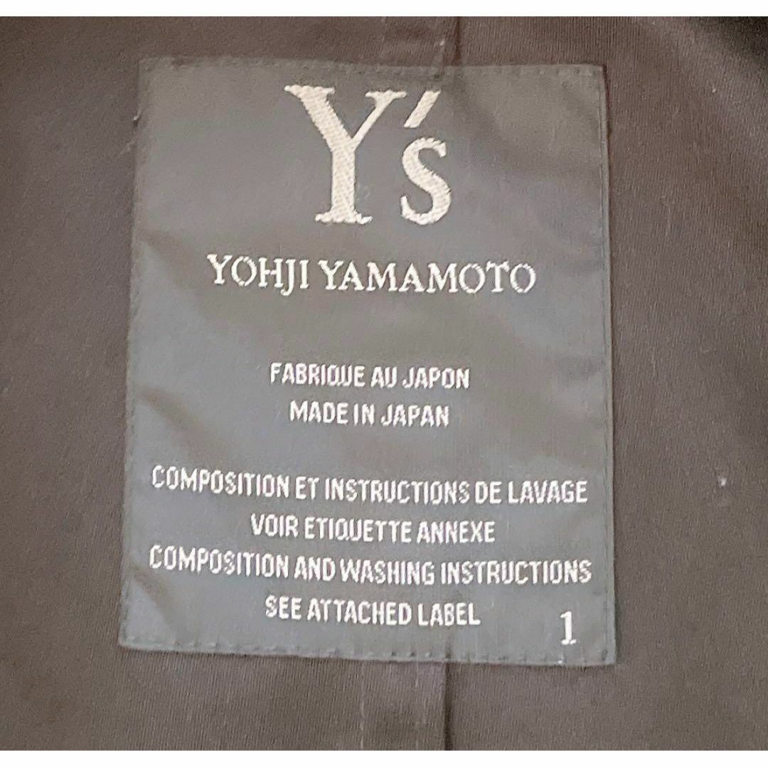 Y's(ワイズ)の美品◆Y's ヨウジヤマモト◆デザインダブルジャケット　多ボタン　S 黒　伸縮 メンズのジャケット/アウター(テーラードジャケット)の商品写真