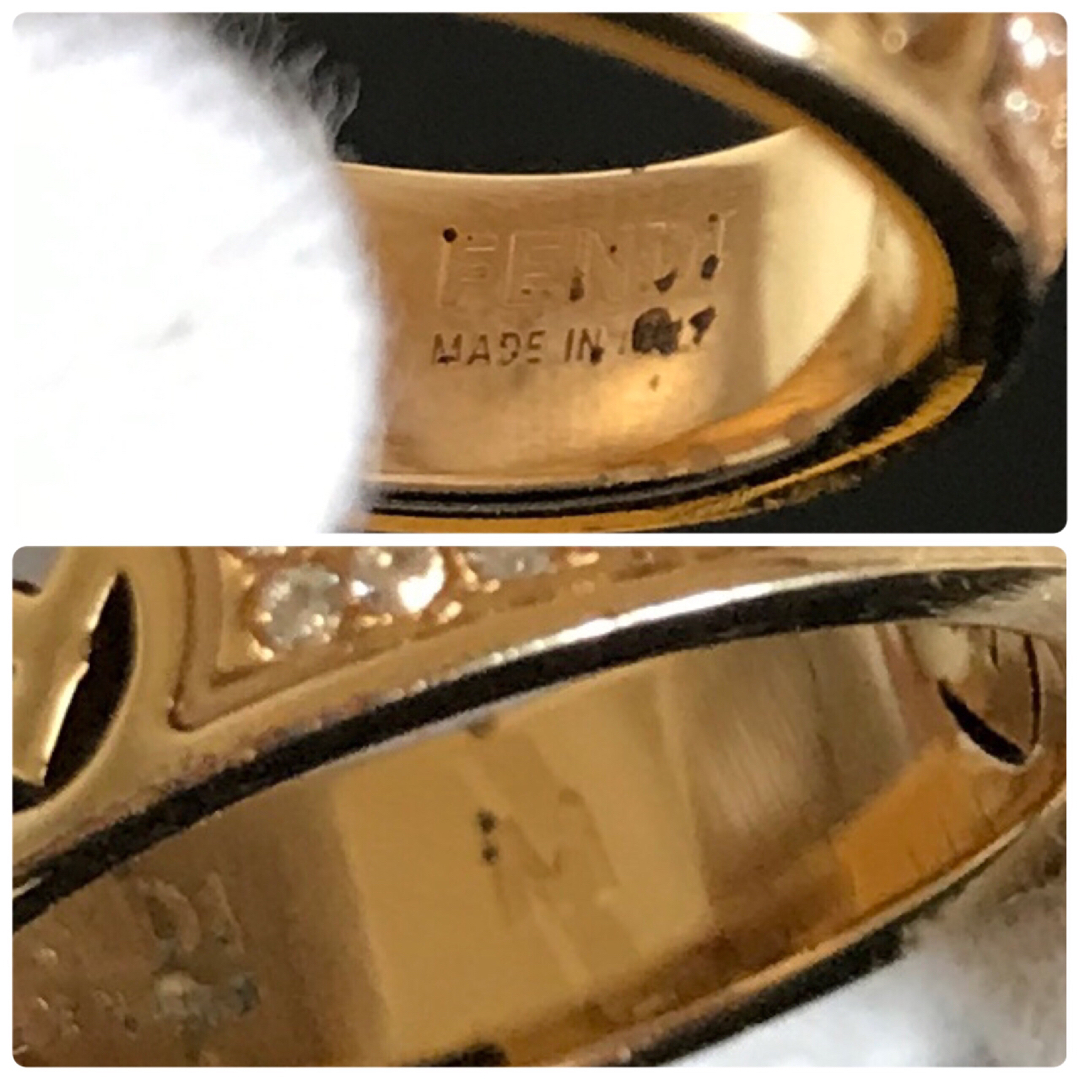 FENDI(フェンディ)のフェンディ  エフイズフェンディ  リング　箱付き　指輪　Fロゴ　 レディースのアクセサリー(リング(指輪))の商品写真