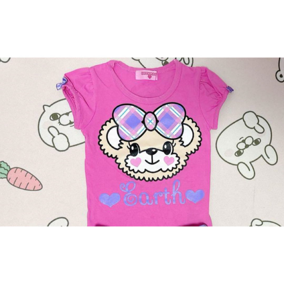 EARTHMAGIC(アースマジック)の▷ギンガムTシャツ◁♡*｡ﾟ キッズ/ベビー/マタニティのキッズ服女の子用(90cm~)(Tシャツ/カットソー)の商品写真