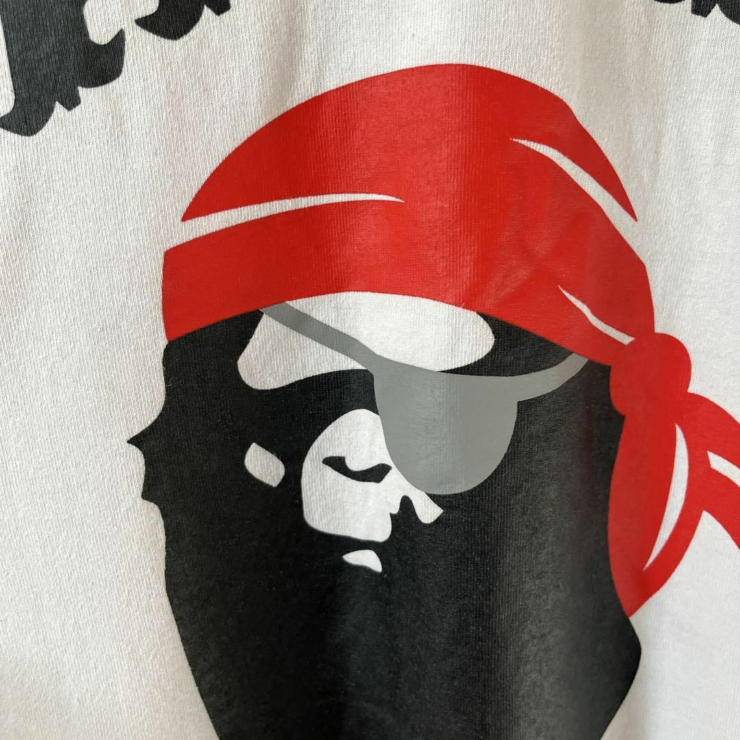 A BATHING APE(アベイシングエイプ)のL1 A BATHING APE tシャツ 半袖　Mメンズ バッグプリント　白 メンズのトップス(Tシャツ/カットソー(半袖/袖なし))の商品写真