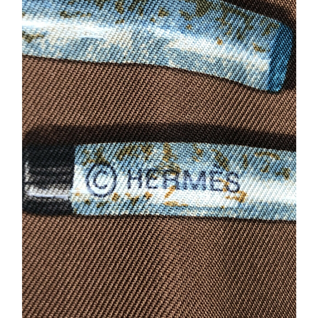 Hermes(エルメス)の美品 エルメス スカーフ カレ90 シルク100％ インザポケット レディース レディースのファッション小物(バンダナ/スカーフ)の商品写真