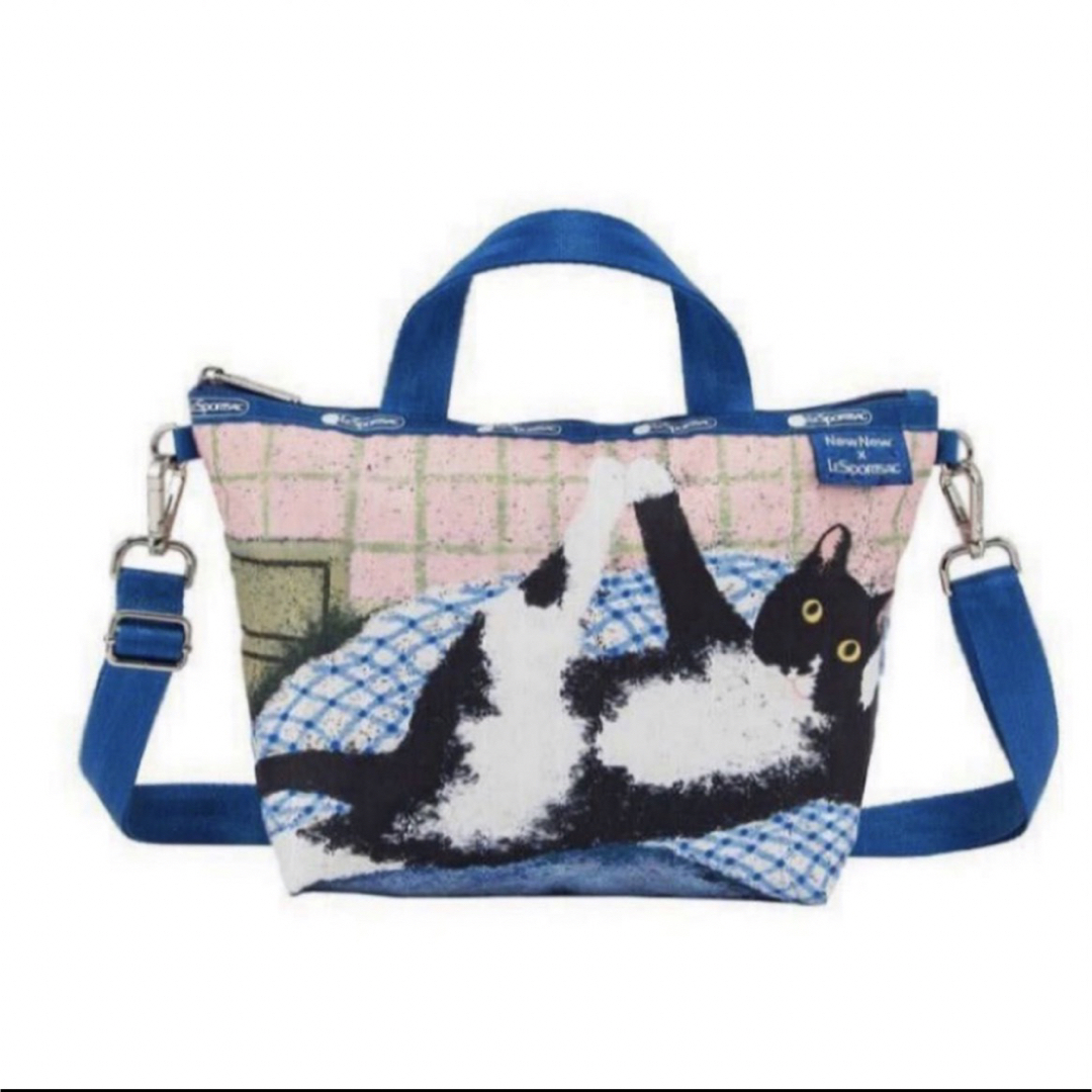 LeSportsac(レスポートサック)のレスポートサック　猫柄  NEWNEW トートバッグ　ショルダーバッグ　2way レディースのバッグ(トートバッグ)の商品写真