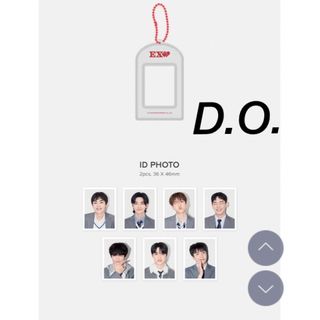 公式 新品 EXO D.O.  ギョンス シーグリ ID キーリング 証明写真(アイドルグッズ)