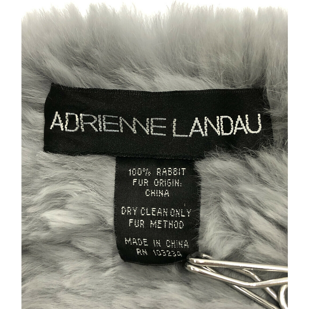 ADRIENNE LANDAU ラビットファーマフラー    レディース レディースのファッション小物(マフラー/ショール)の商品写真