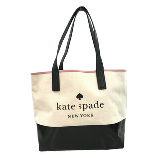 kate spade new york - ケイトスペード エナメルキャンバストートバッグ レディース