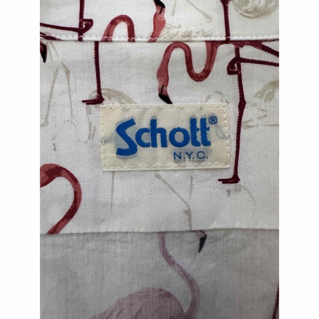 schott(ショット)のSchott フラミンゴ柄シャツ Sサイズ メンズのトップス(シャツ)の商品写真