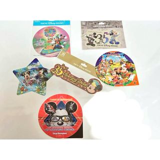 ディズニー(Disney)の未使用　ディズニーランド　ディズニーシー　ステッカー　6枚セット(シール)