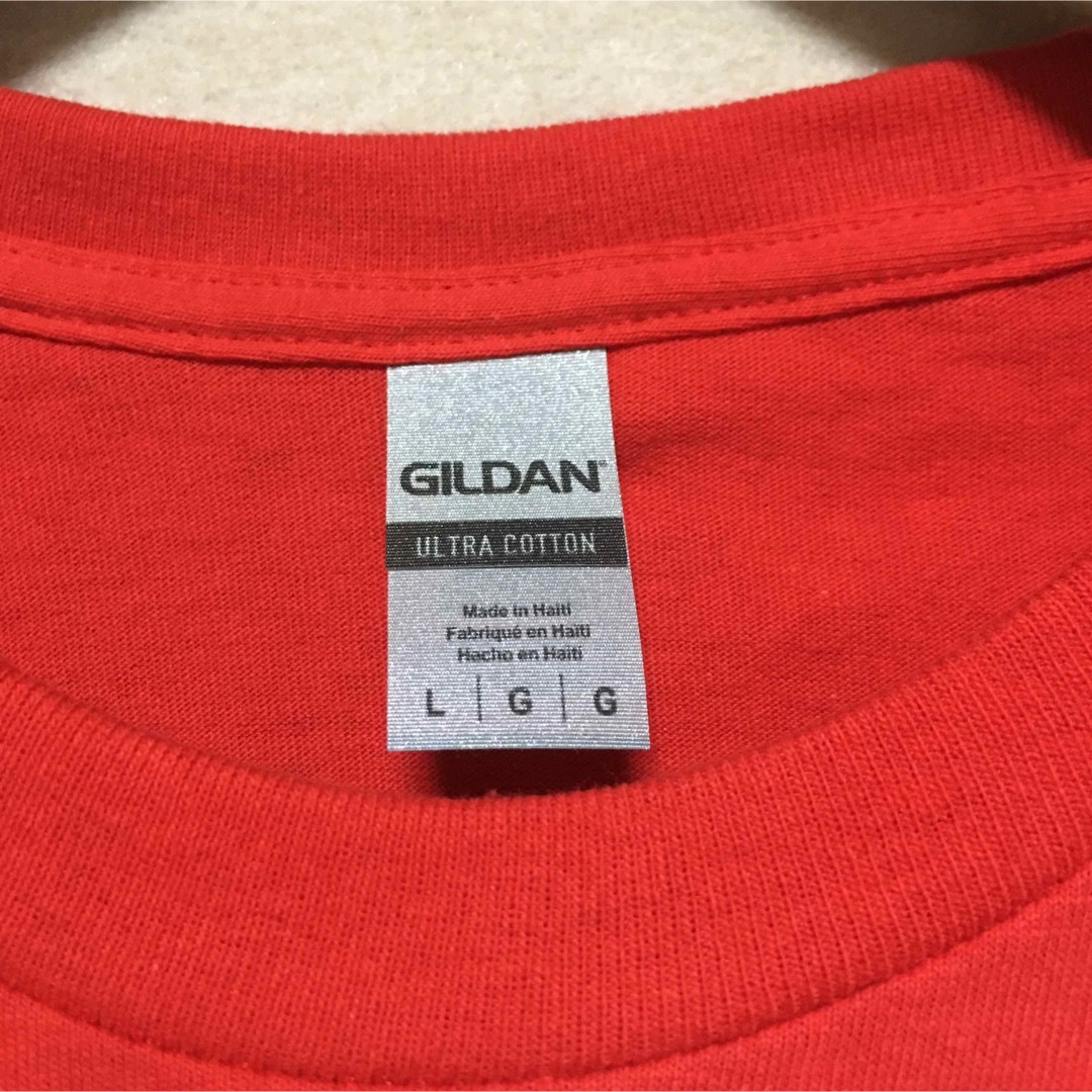 GILDAN(ギルタン)の新品 GILDAN ギルダン 半袖Tシャツ レッド 赤 L メンズのトップス(Tシャツ/カットソー(半袖/袖なし))の商品写真