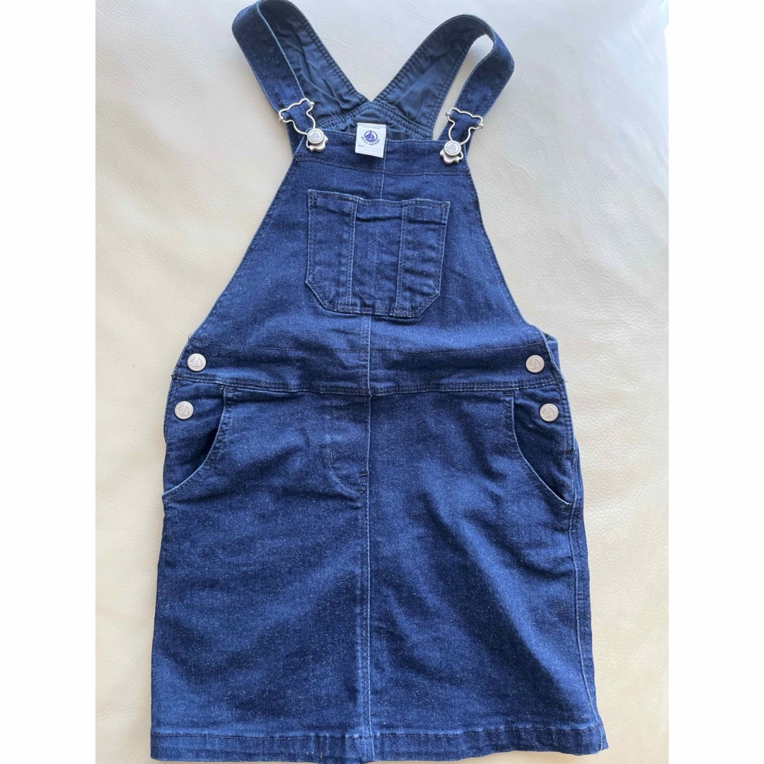 PETIT BATEAU(プチバトー)のプチバトー　ジャンパースカート　6ans /116cm キッズ/ベビー/マタニティのキッズ服女の子用(90cm~)(ワンピース)の商品写真