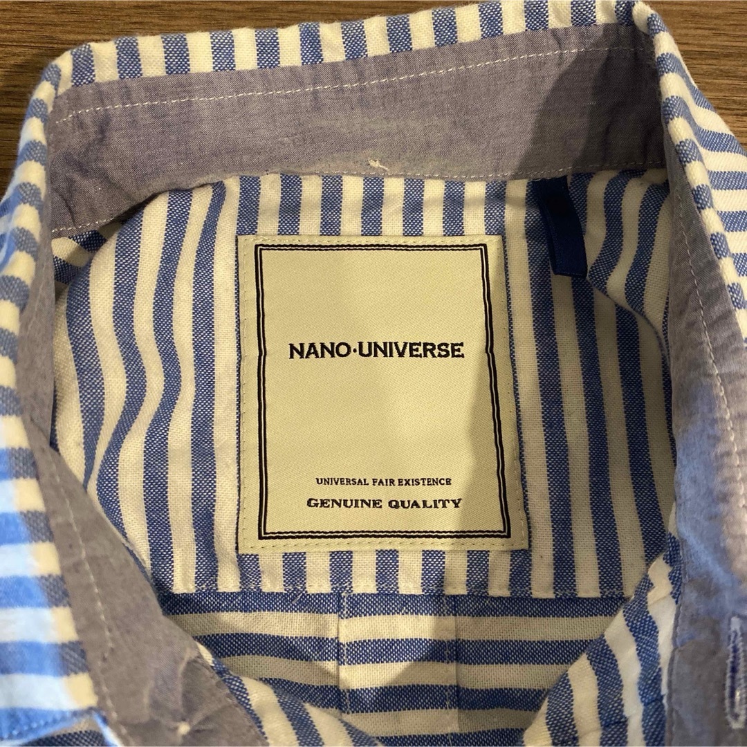 nano・universe(ナノユニバース)のNANO・UNIVERSE  ナノユニバース 7部丈ボーダーシャツ メンズのトップス(Tシャツ/カットソー(七分/長袖))の商品写真