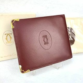 Cartier - ☆極美品☆カルティエ Cartier 二つ折り 財布 箱つき パスケース