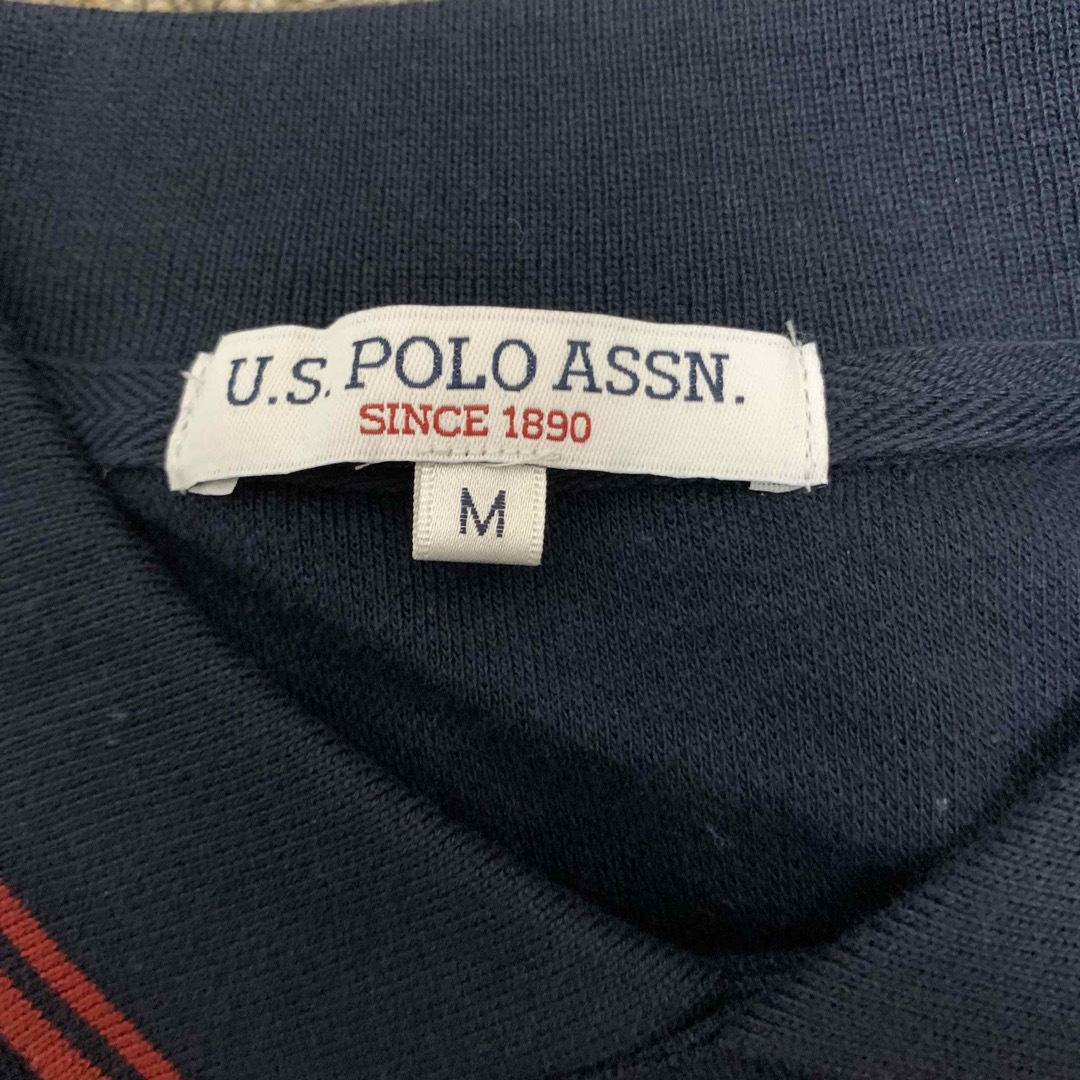 U.S. POLO ASSN.(ユーエスポロアッスン)の【新品未使用】U.S.POLO ASSN. 半袖ポロシャツ　ブラック赤 ( L) メンズのトップス(ポロシャツ)の商品写真