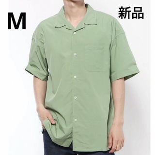 【新品】コーエン coen ポプリンオーバーダイシャツ （OLIVE）　Mサイズ